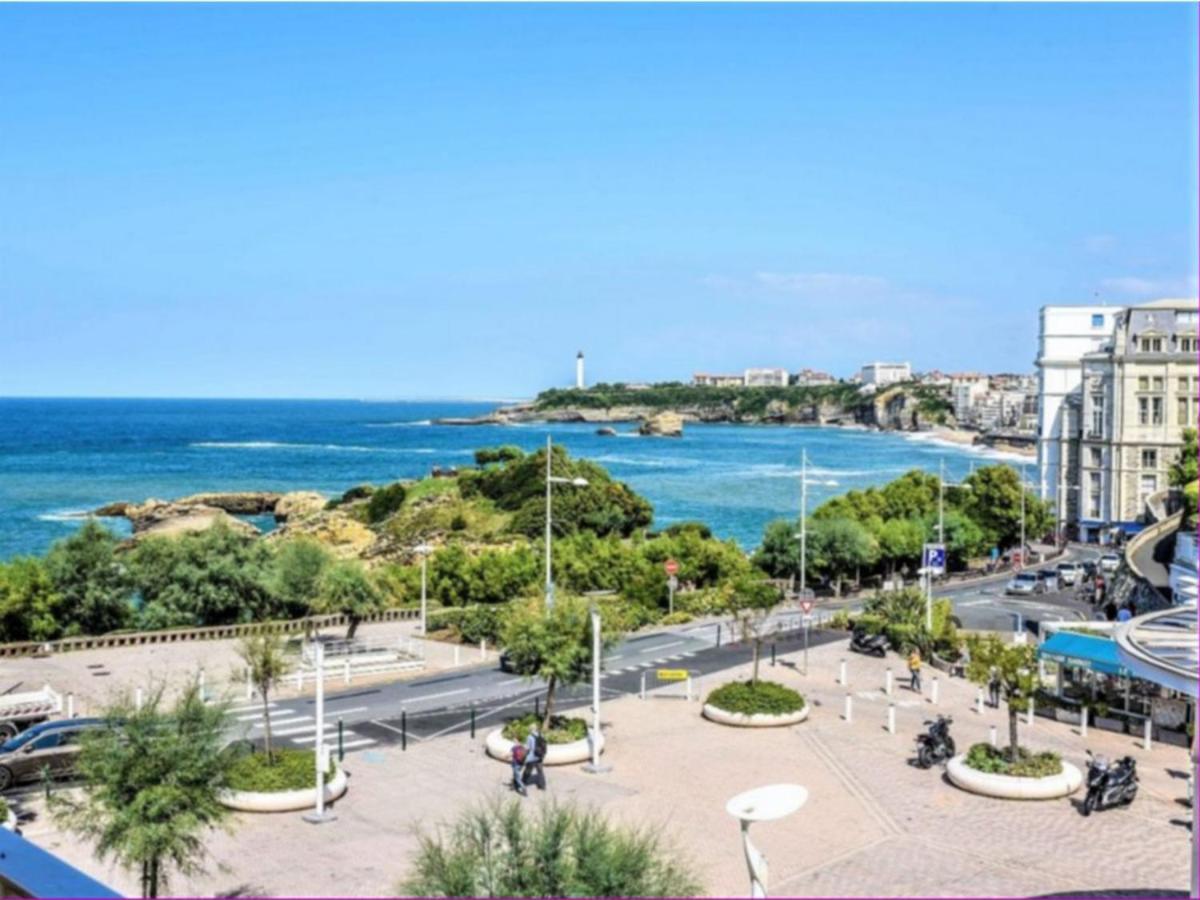 Studio Front De Mer Avec Piscine Et Balcon A Biarritz - Fr-1-3-412 Kültér fotó