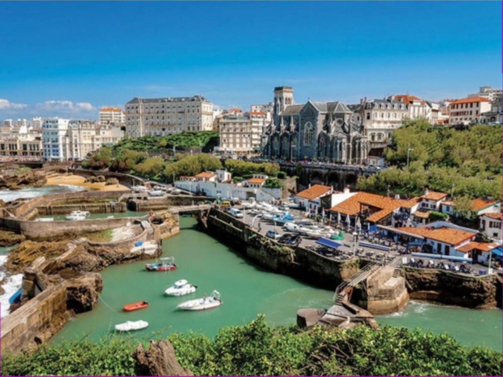 Studio Front De Mer Avec Piscine Et Balcon A Biarritz - Fr-1-3-412 Kültér fotó